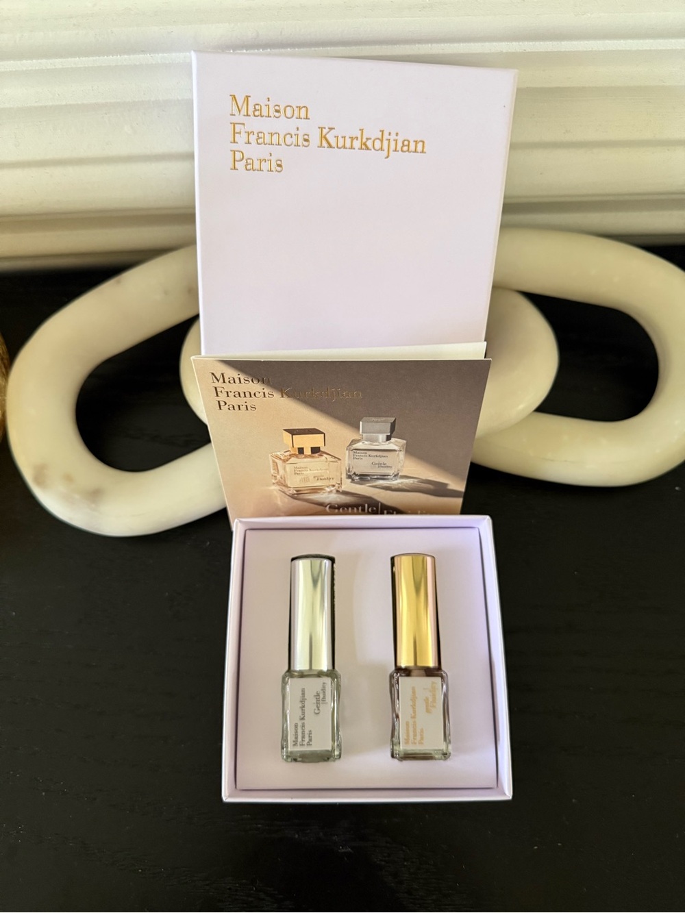 Maison Francis Kurkdjian Paris Mini Fragrance Duo Gentle Fludity Gold & Silver